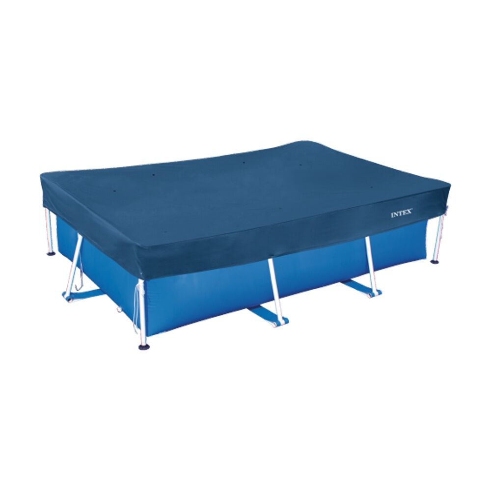 Intex 3x2m Rectangular All-Season Deluxe Pool Cover Blue UV Resistant