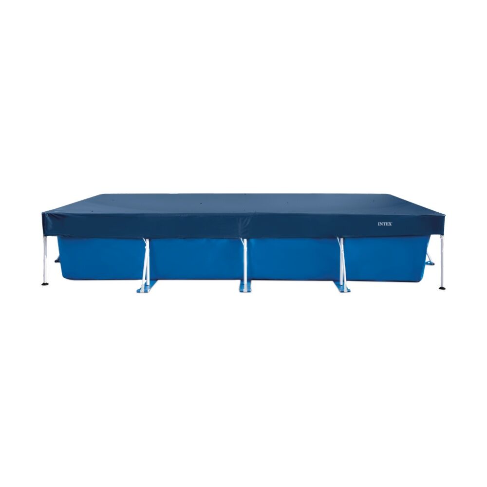 Intex 4.5x2.2m Rectangular All-Season Deluxe Pool Cover Blue UV Resistant