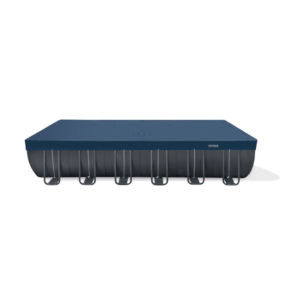 Intex 7.32x3.66m Rectangular All-Season Deluxe Pool Cover Blue UV Resistant