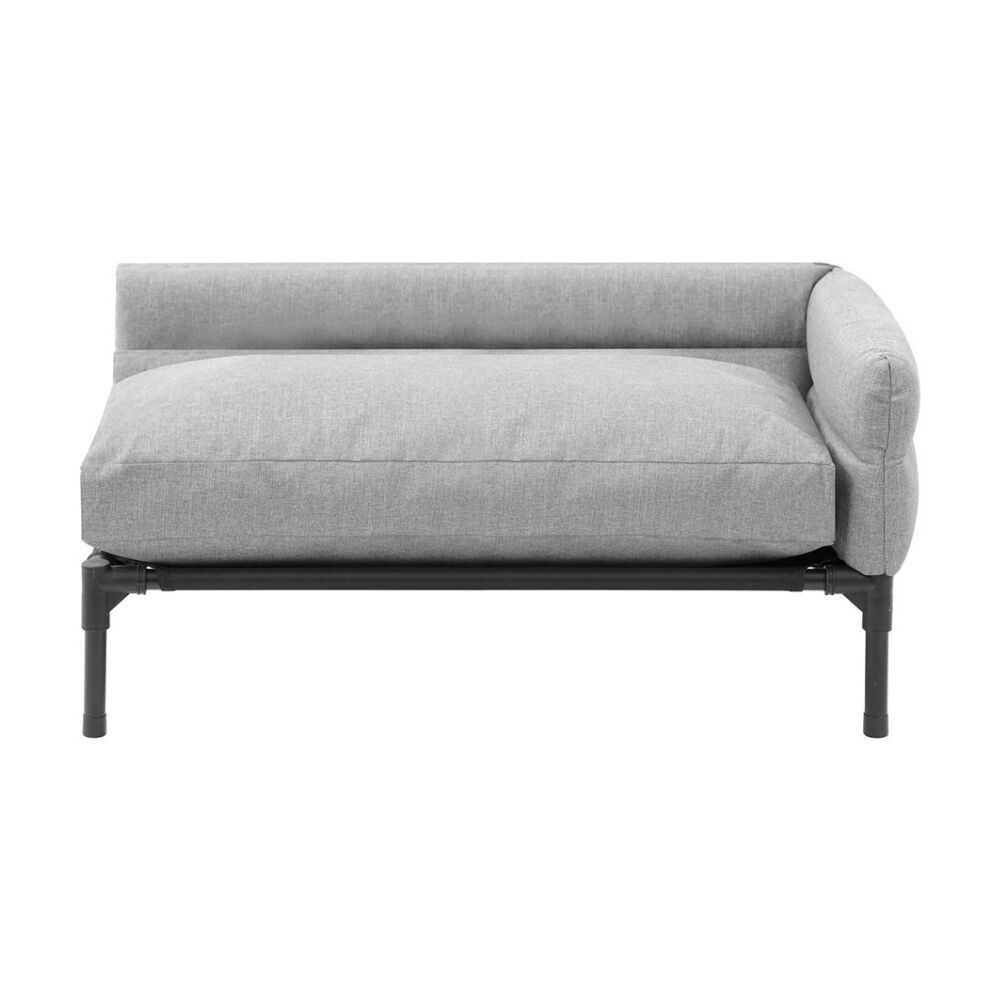 Paws And Claws Elevated Sofa Pet Dog Bed 93.5x63x48cm Linen Grey Large