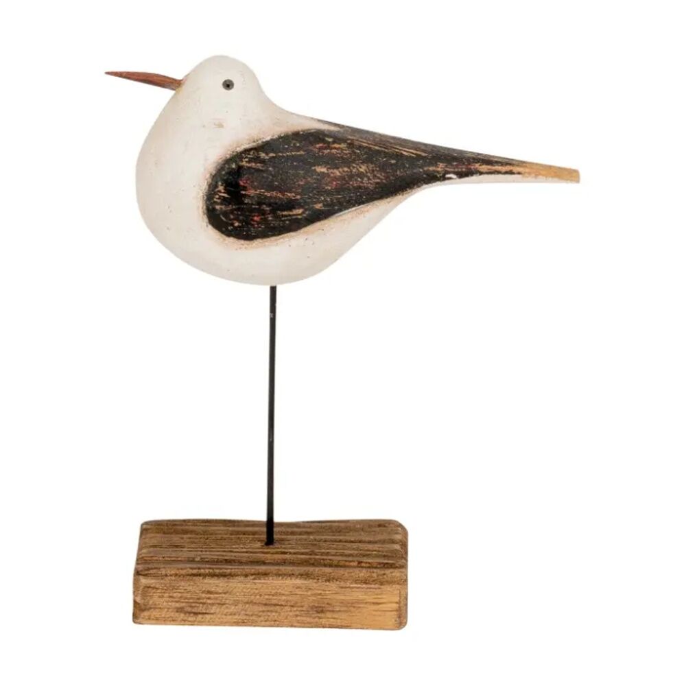 2PK Large Timber Seabird Indoor/Outdoor Home Decor Ornament 20x18x6.8cm
