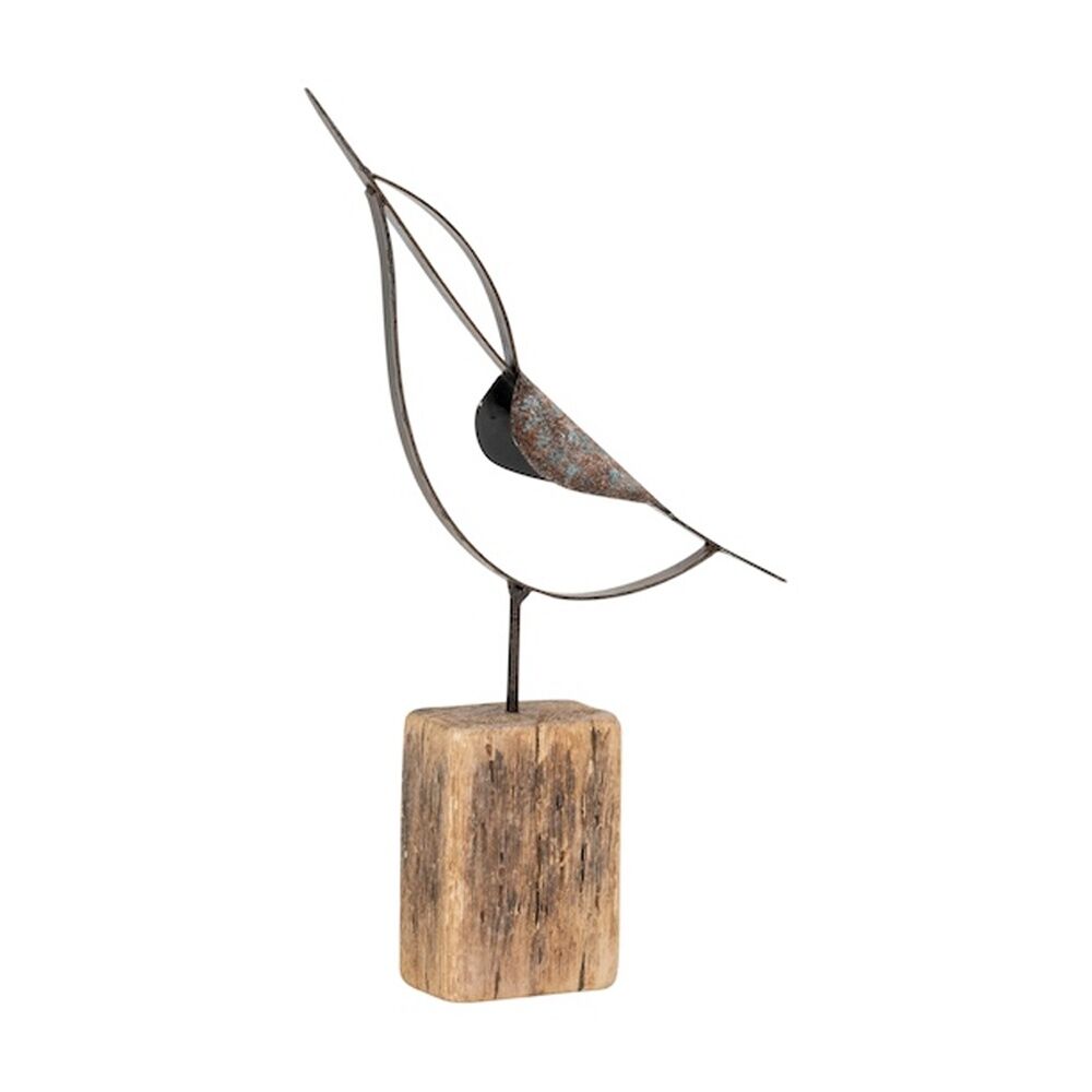 2PK Large Timber Kingfisher Indoor/Outdoor Home Decor Ornament 49x20x6.5cm