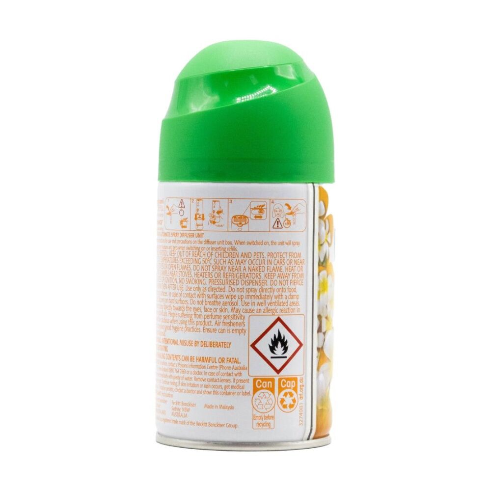 Air Wick Freshmatic Spray Refill Essential Oils Smooth Frangipani 174g
