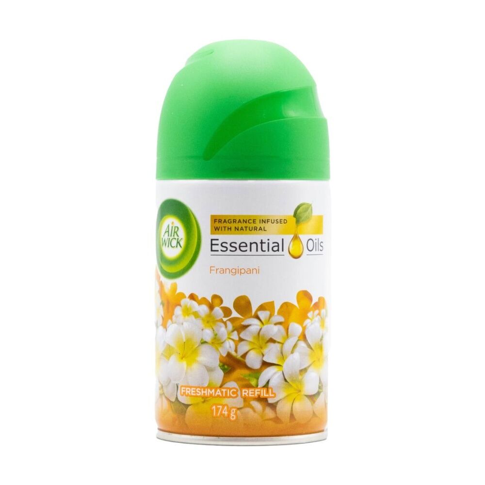 Air Wick Freshmatic Spray Refill Essential Oils Smooth Frangipani 174g