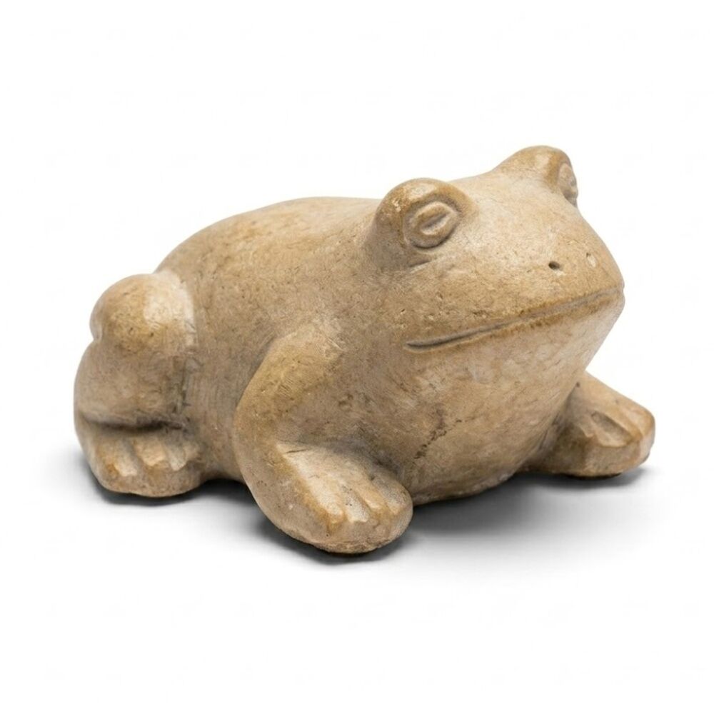 2PK Toad Garden Textured Decoration Ornament Accent Cement Medium