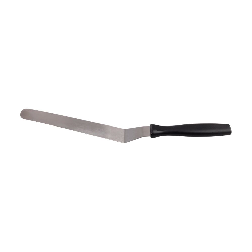 2PK Appetito Stainless Steel Offset Icing Spatula W/ Ergonomic Handle 20cm