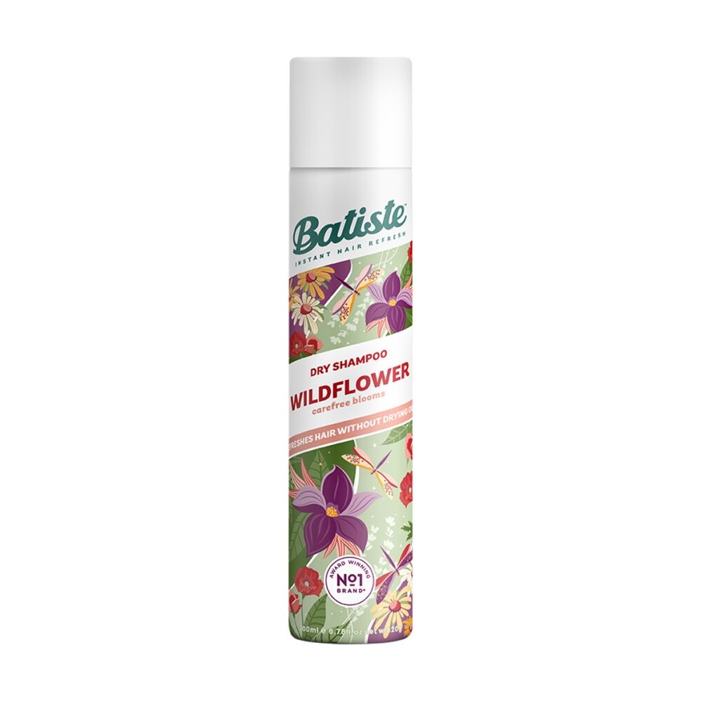 3PK Batiste Dry Shampoo Wildflower Carefree Blooms Scent Hair Care 200mL