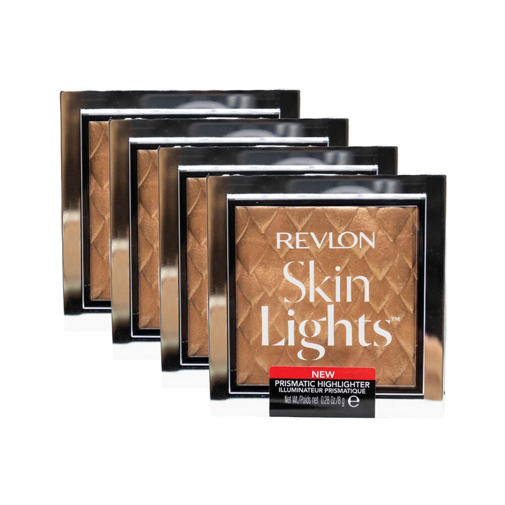 4PK Revlon Powder Highlighter Skin Lights Twilight Gleam 202 8g