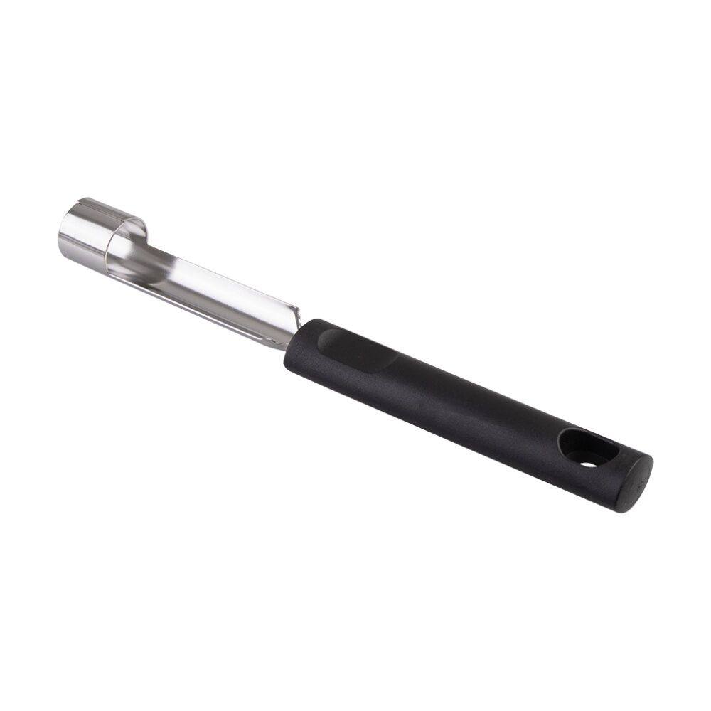 Appetito Stainless Steel Apple Corer Kitchen Tool W/ Black Non-Slip Handle