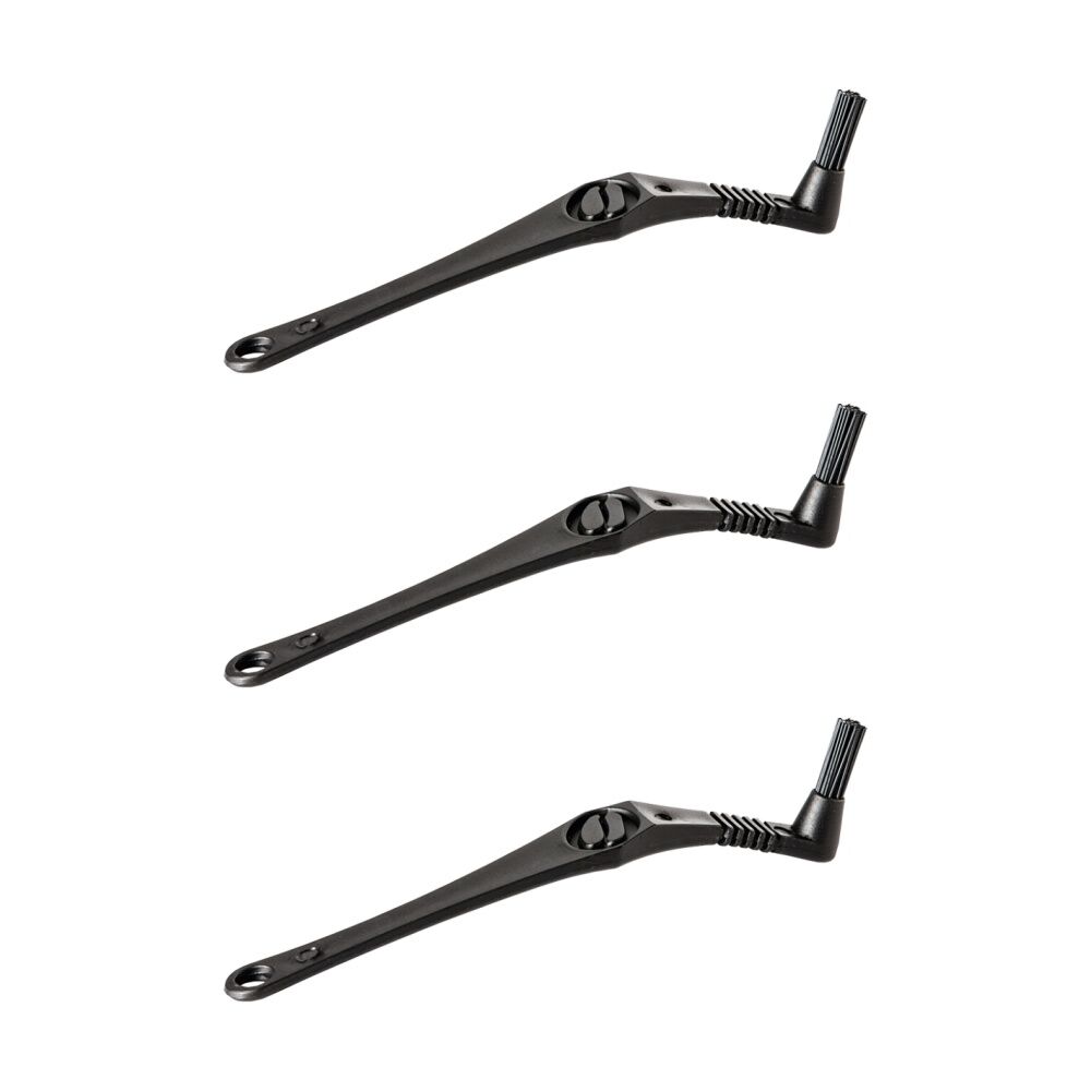 3PK Crema Pro Group Head Brush Coffee Machine Cleaning Tool Black