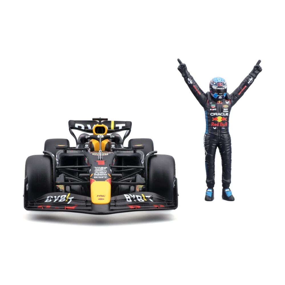 Bburago Red Bull Racing RB20 Model With Verstappen Figurine 2024 Edition