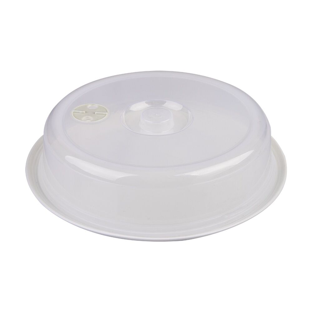 D.Line Durable Microwave Plate Cover W/ Steam Vent 25.5cm Diameter