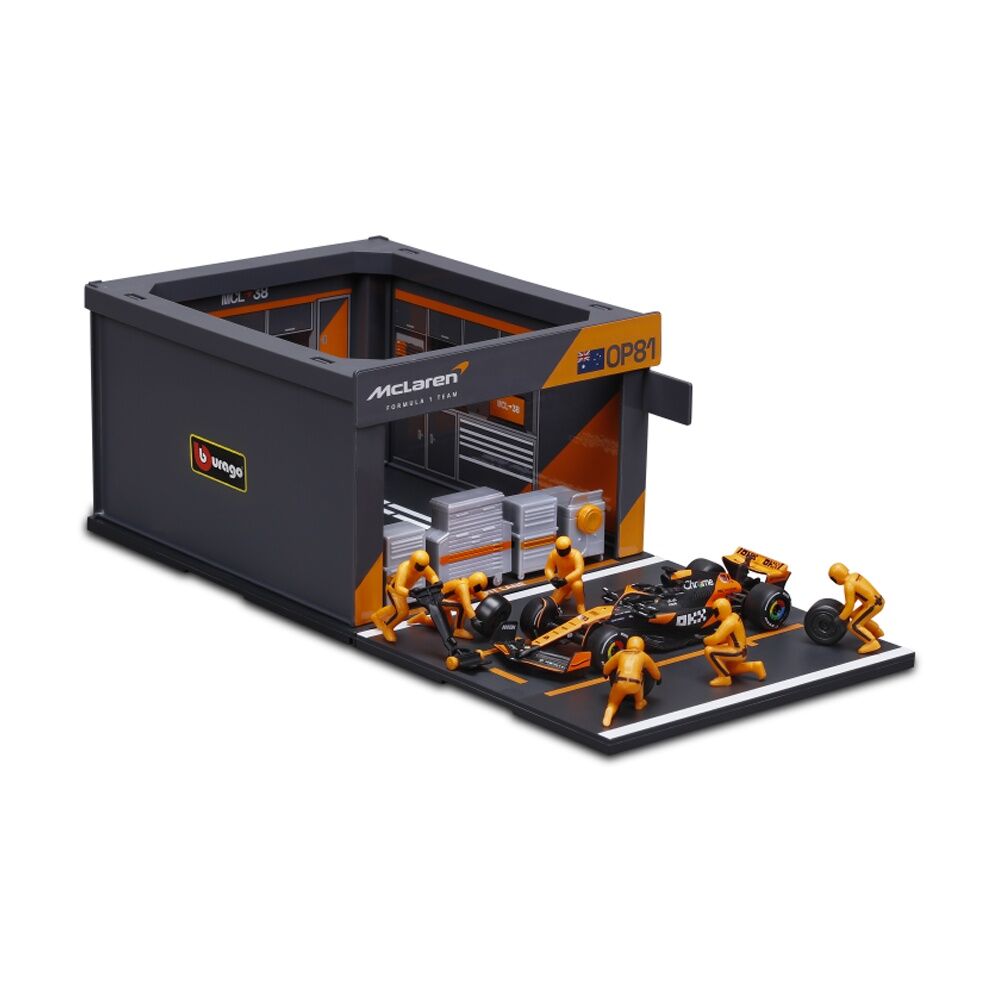 Bburago 2024 McLaren Pit Pass Competition F-1 Piastri 81 Car Model