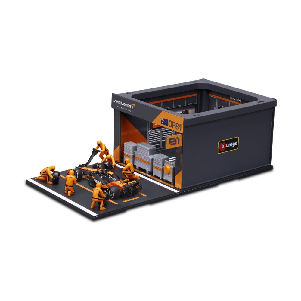 Bburago 2024 McLaren Pit Pass Competition F-1 Piastri 81 Car Model