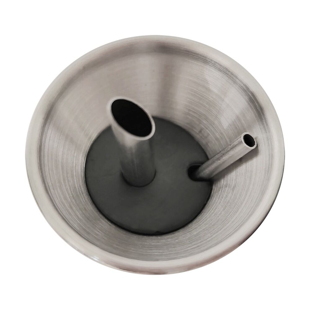 2PK Appetito Durable Stainless Steel Oil Can W/ Vented Spout 750ml