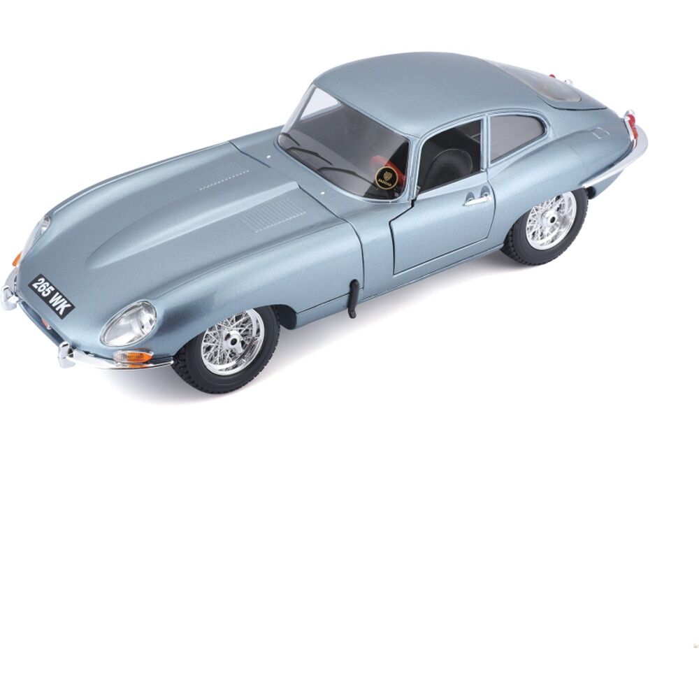Bburago 1 18 1963 Jaguar E-Type Coupe Metallic Model Car Blue 75cm