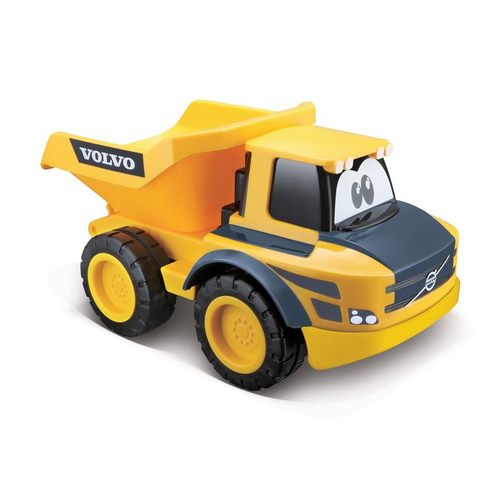 BBJunior Volvo Dump Truck With Traffic Wand Control Kids Toy 24m+