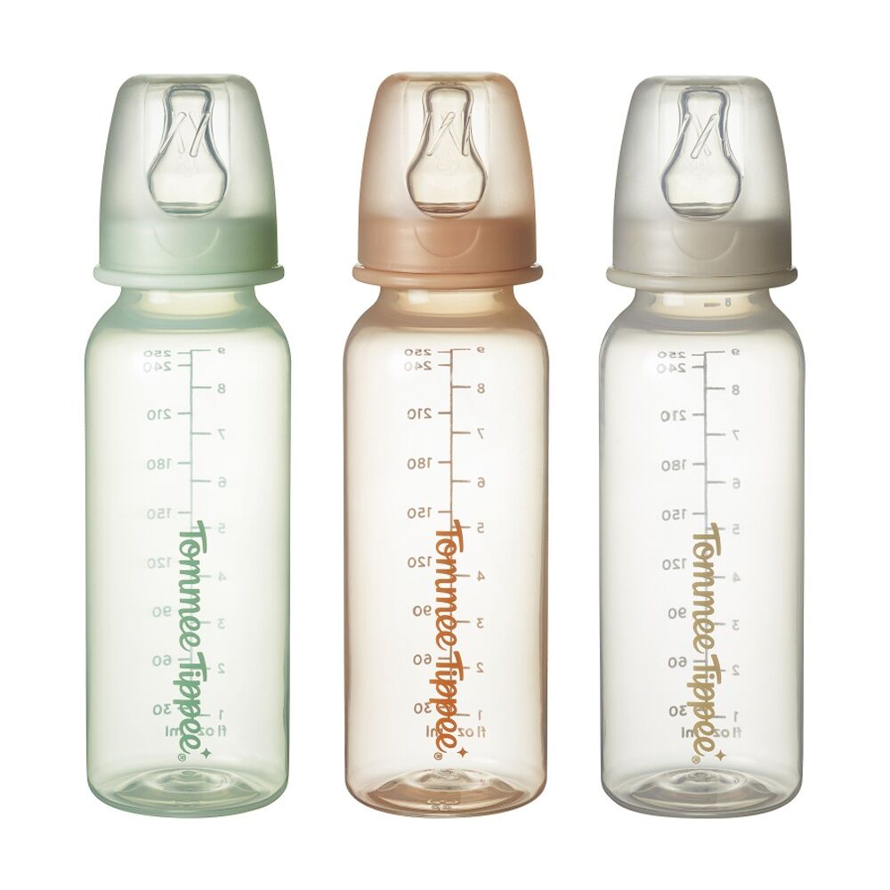 2x 3pc Tommee Tippee Natural Start Narrow Neck Baby Feeding Bottle Set 250ml