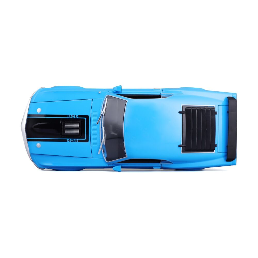 Maisto 1970 Ford Mustang Mach 1 Diecast Model Car Replica Blue