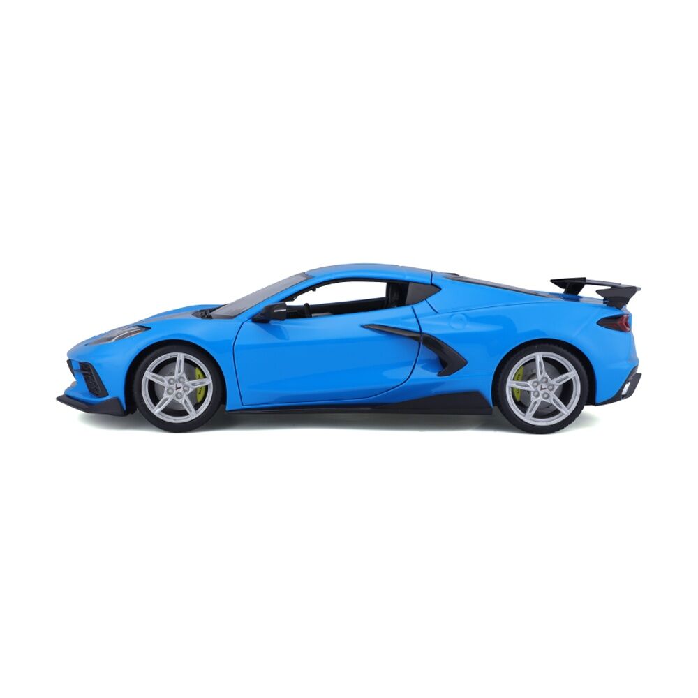 Maisto 2020 Chevrolet Corvette Stingray High Wing Model Replica Blue