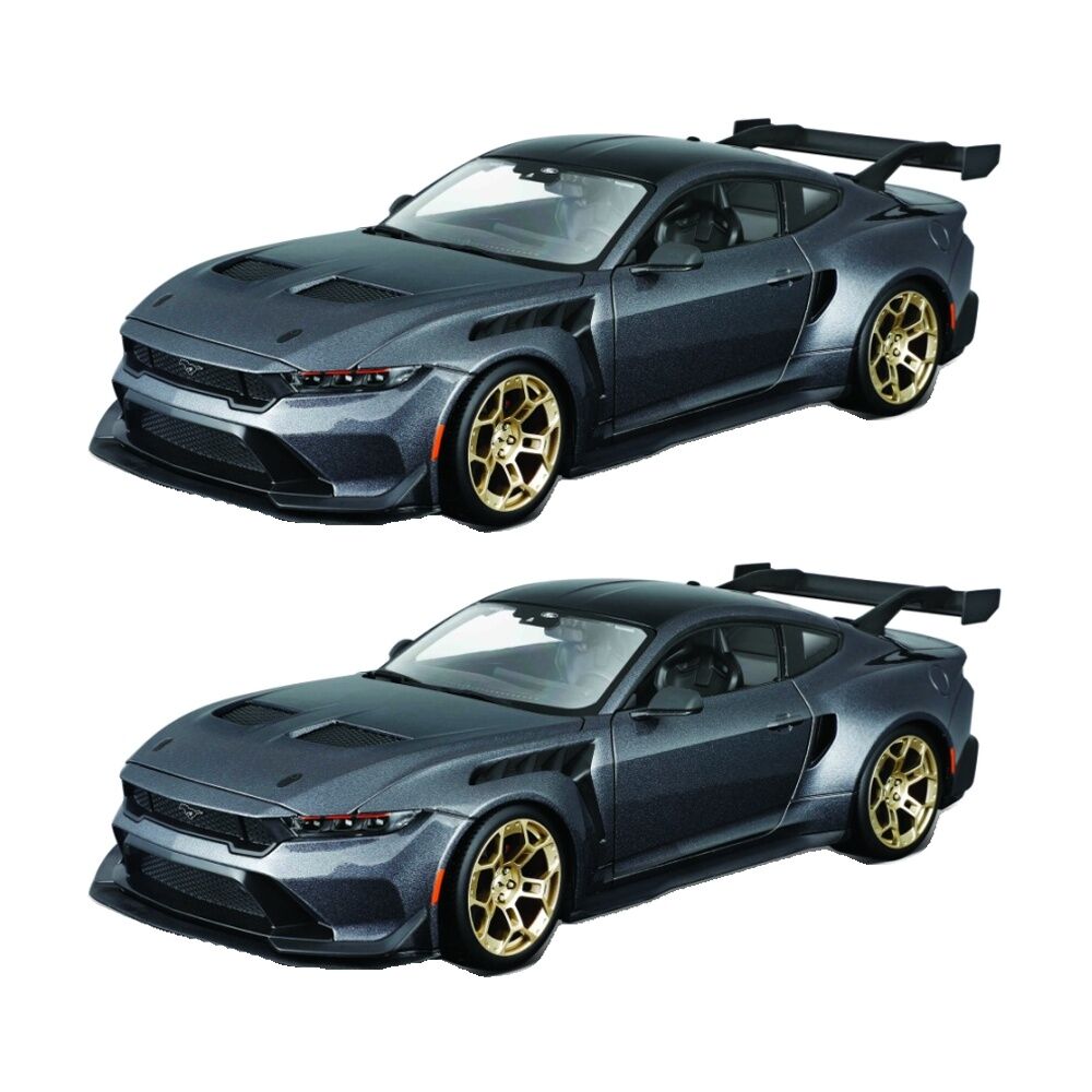 2PK Maisto Speed Icon Diecast Model Car 2025 Ford Mustang GTD Replica