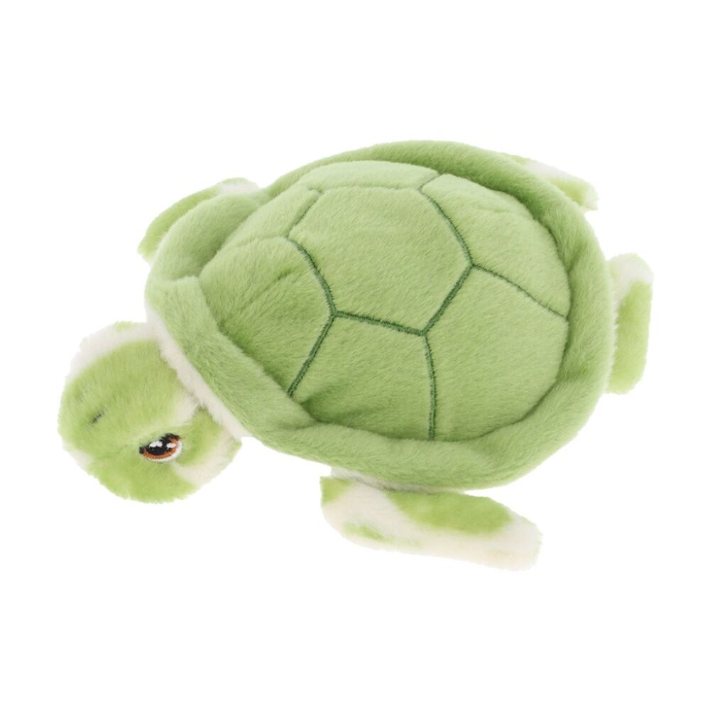 2x Keeleco 100% Recycled Material Weighted Filling Animal Plush Toy Turtle