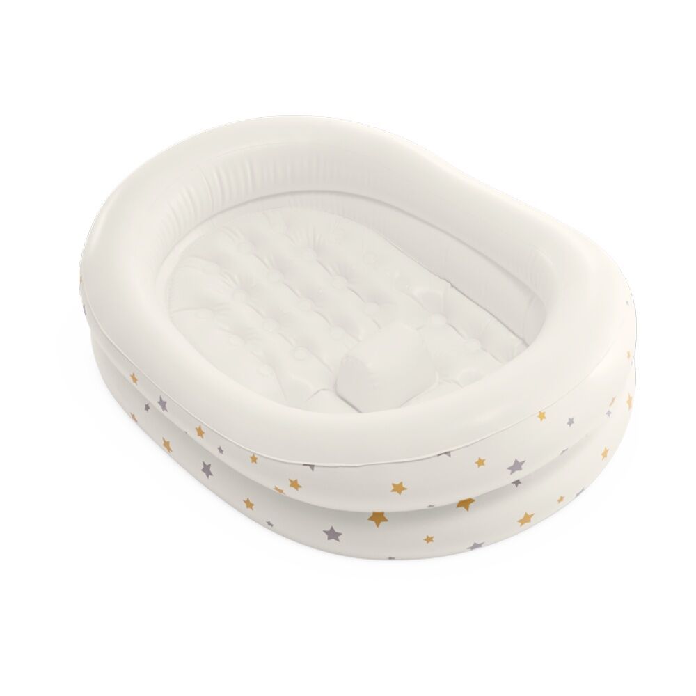 Intex Starry Inflatable Baby Bath 0-12m Cushioned Portable White 89x66x25cm