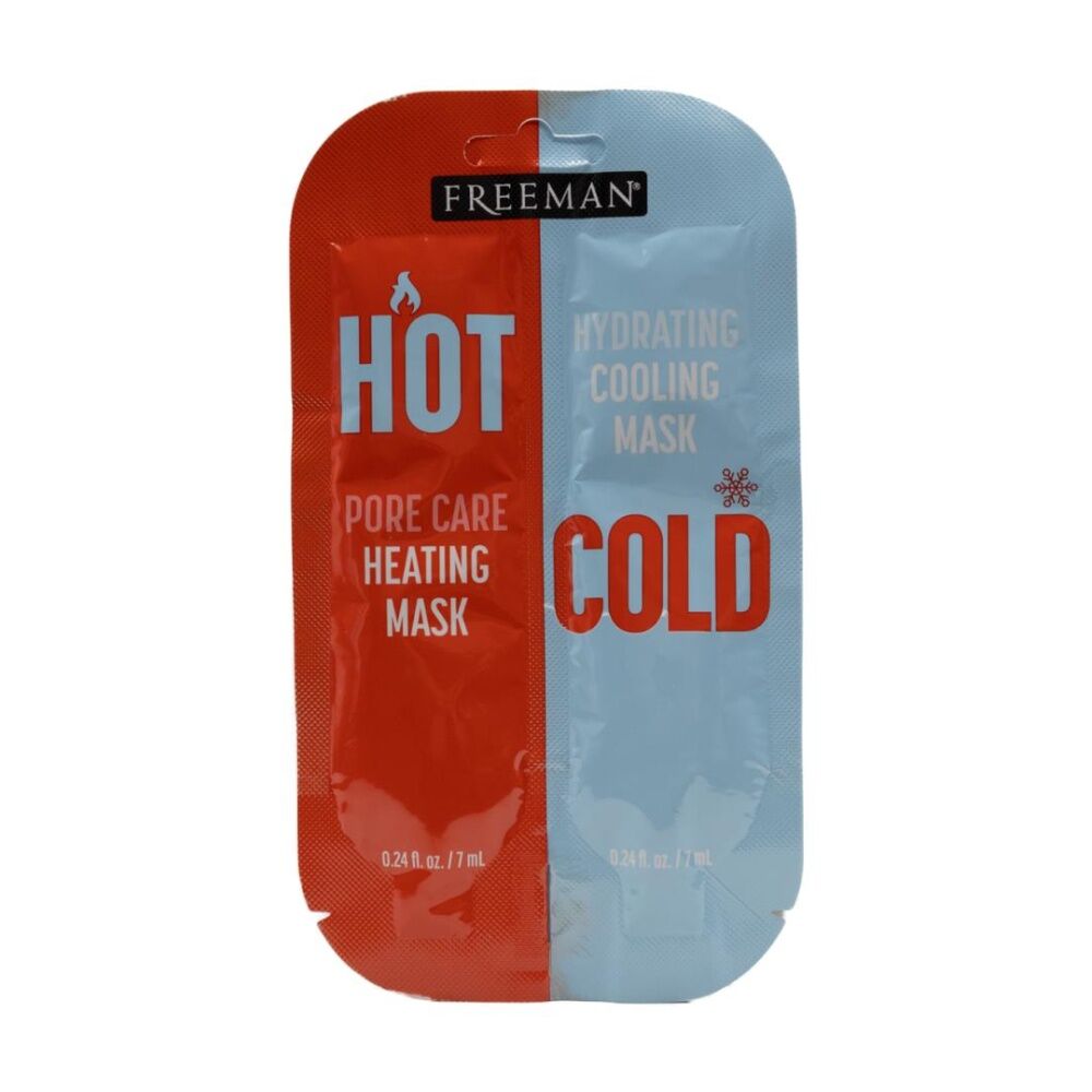 12PK Freeman Heating/Cooling Mask Duo All Skin Types Cucumber/Moroccan Lava Clay