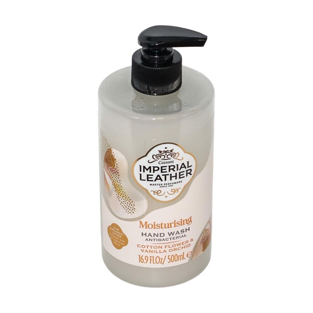 12PK Imperial Leather Moisturising Hand Wash Cotton Flower & Vanilla 500ml
