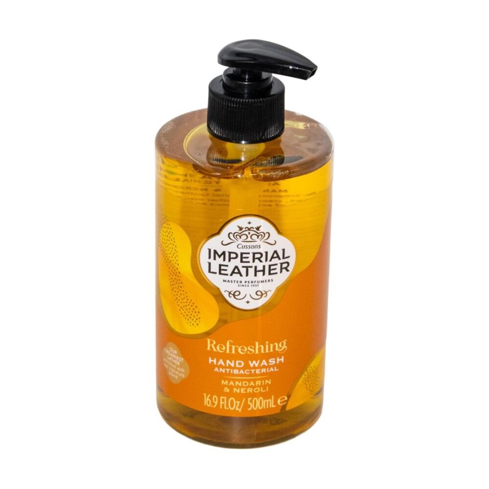 12PK Imperial Leather Refreshing Antibacterial Hand Wash Mandarin & Neroli 500ml