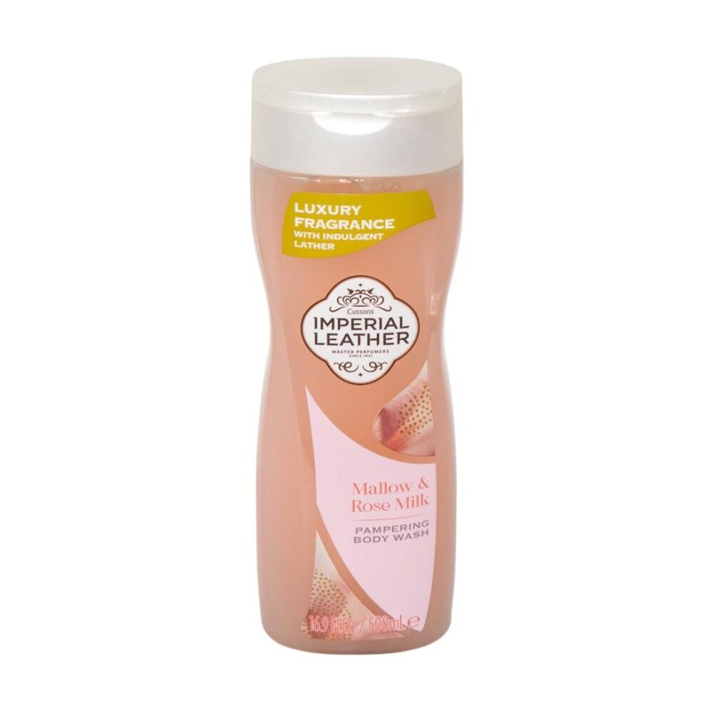 12PK Imperial Leather Pampering Body Wash Mallow & Rose Milk Fragrance 500ml