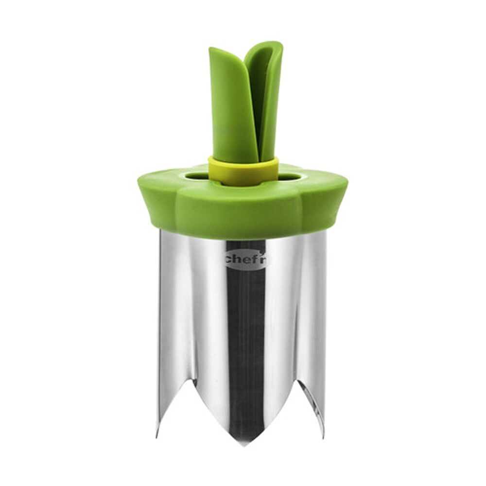 2PK 2pc Chef'n QuickCore Plus Stainless Steel Bell Pepper & Jalape?o Corer Set