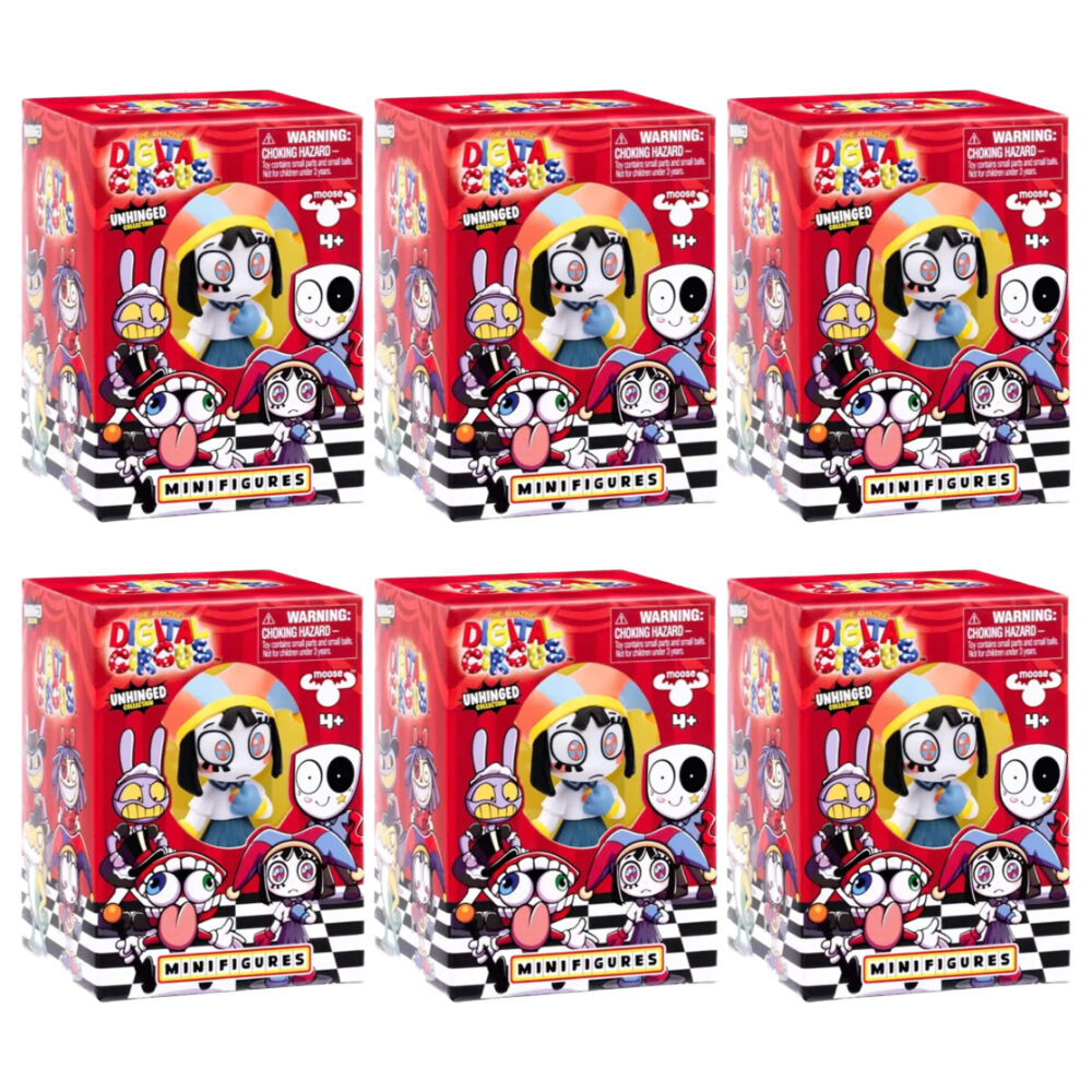 6PK The Amazing Digital Circus S2 Collector Mini Figure Assorted 4y+