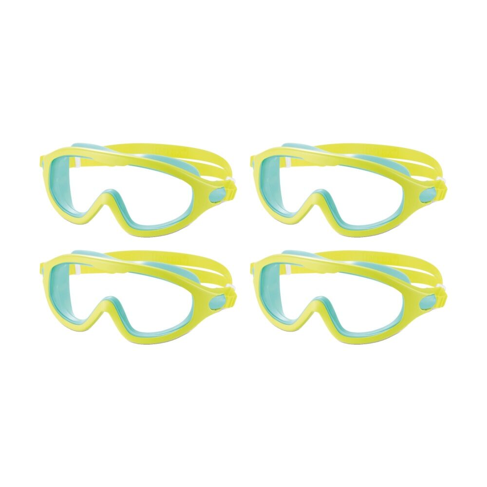 4PK Intex Kids 3-9y Swim Masks Adjustable Fit Polycarbonate Lenses Assorted