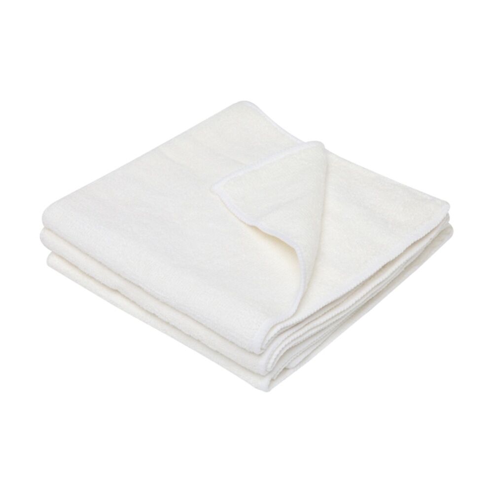 3x 3pc Edco Merrifibre Universal Chemical Free Microfibre Cloths White