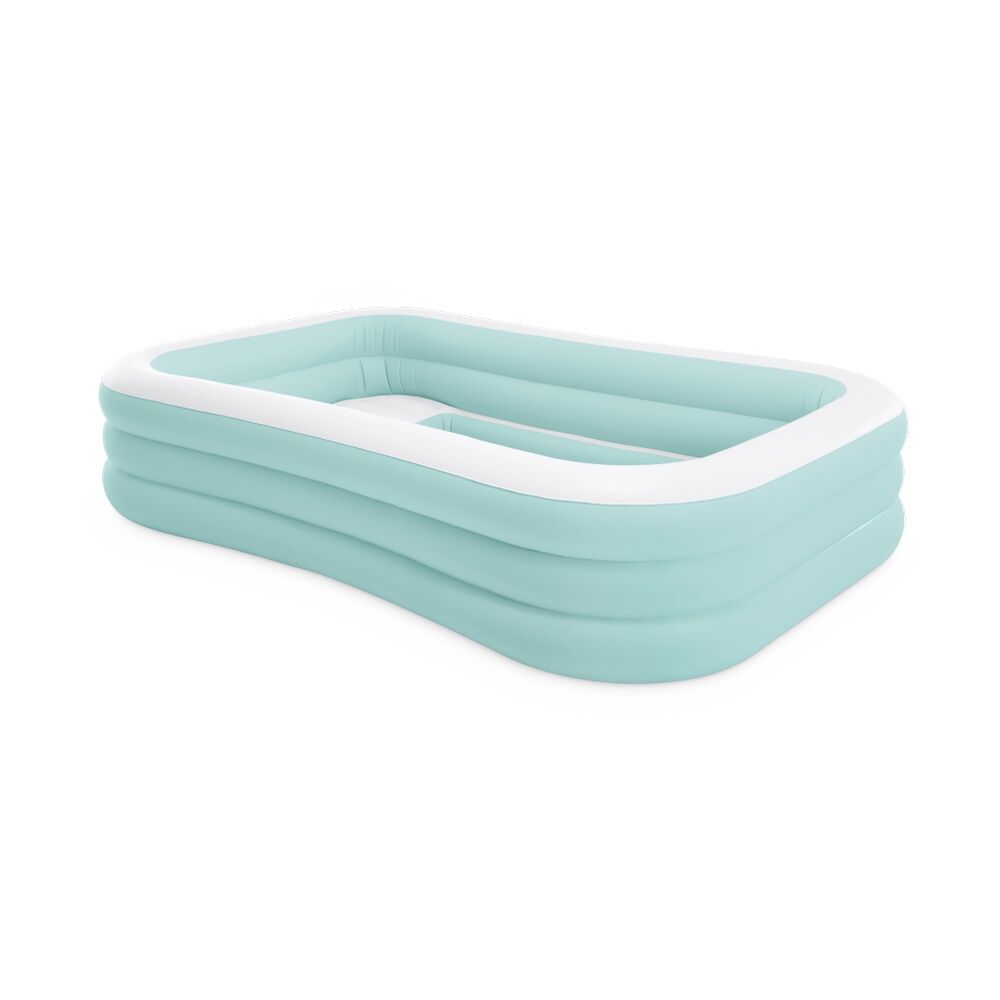 Intex Swim Center Family Lounge Inflatable Pool 264x165x56cm Cyan 6y+