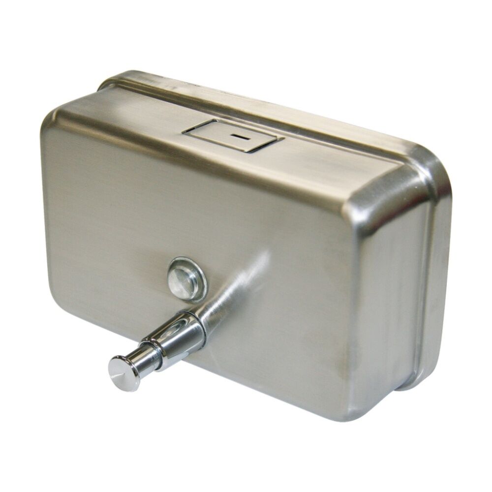 Edco Horizontal Stainless Steel Liquid Lotion Soap Dispenser 1100ml