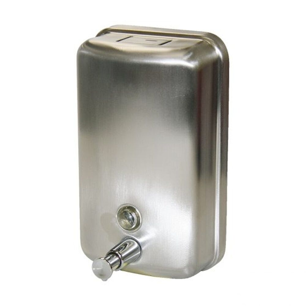 Edco Vertical Stainless Steel Liquid Lotion Soap Dispenser 1100ml