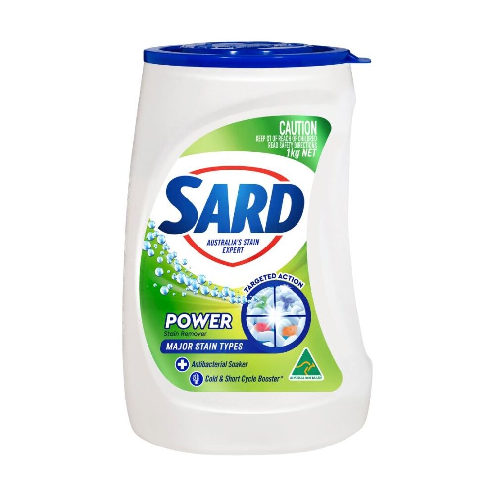 3PK Sard Stain Remover Power Major Stains Antibacterial Laundry Care Product 1kg