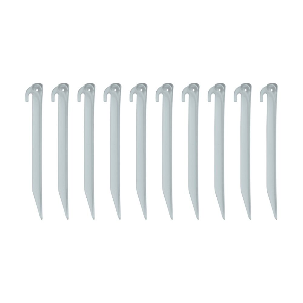 10x4pc Elemental Glow In Dark Pegs Durable ABS Plastic Tent 30cm