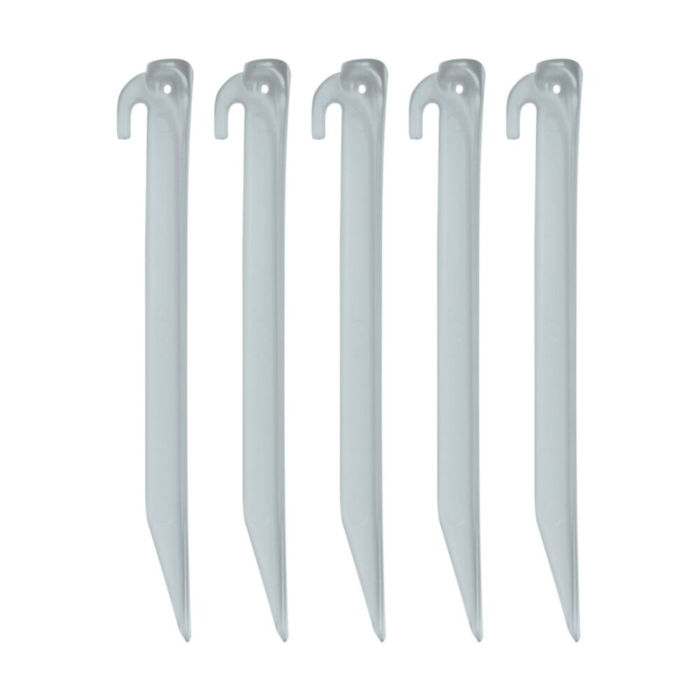 5x4pc Elemental Glow In Dark Pegs Durable ABS Plastic Tent 30cm