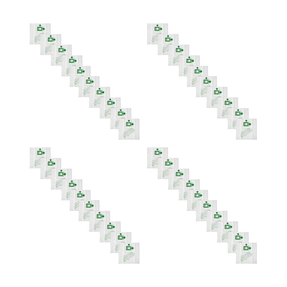 4PK 10pc Numatic Hepaflo Vacuum Bags Pack For NVM2BH Model White