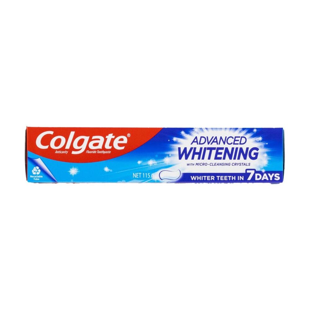 24PK Colgate Advanced Whitening Micro Cleansing Crystals Toothpaste 115g