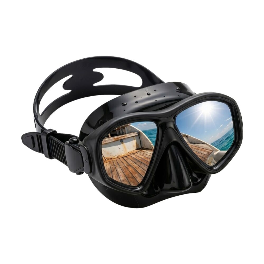 Land & Sea Sports Australia Clearwater Mirror Mask Snorkel Set Silicone