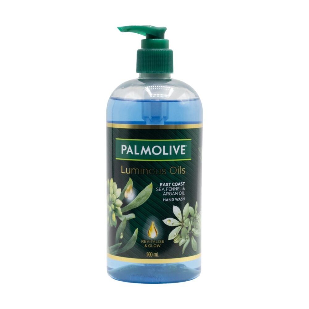 12PK Palmolive Luminous Oils Hand Wash Sea Fennel & Argan Oil 500ml