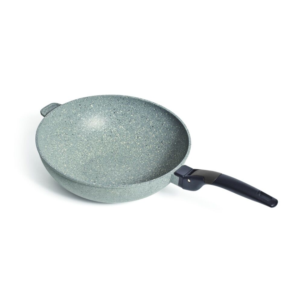 2PK Campfire Compact Deep Frypan Diecast Aluminium Non Stick 28cm