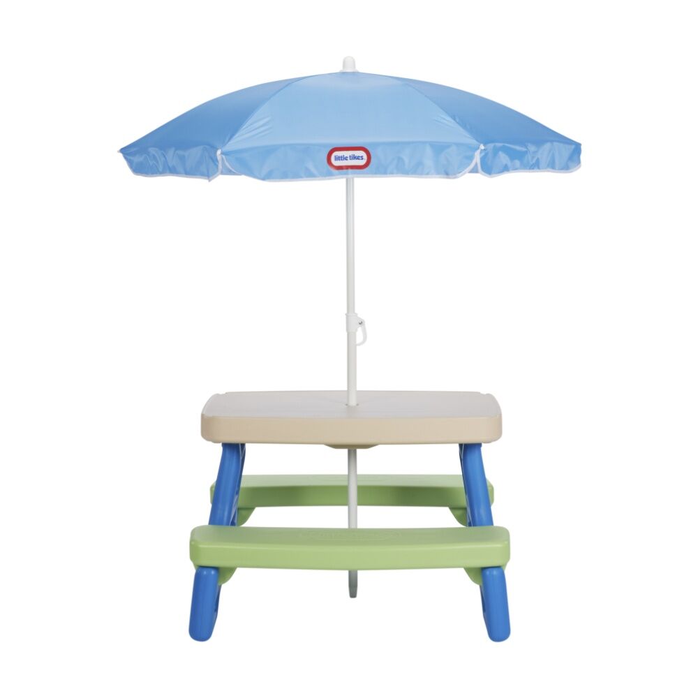 Little Tikes Easy Store Jr. Play Table with Umbrella Outdor Kids Toy 2-8y