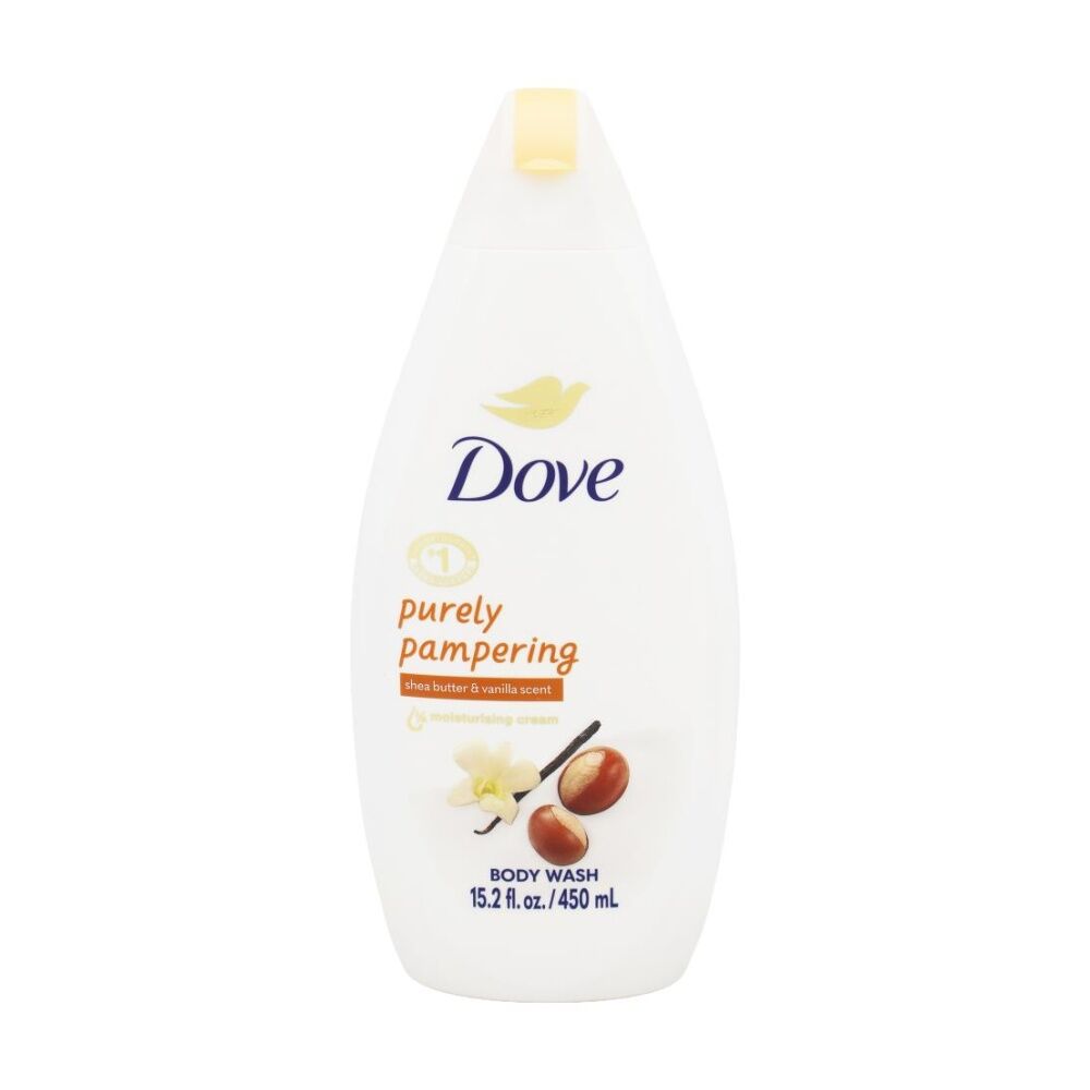 12PK Dove Body Wash Purely Pampering Shea Butter & Vanilla Scent 450ml