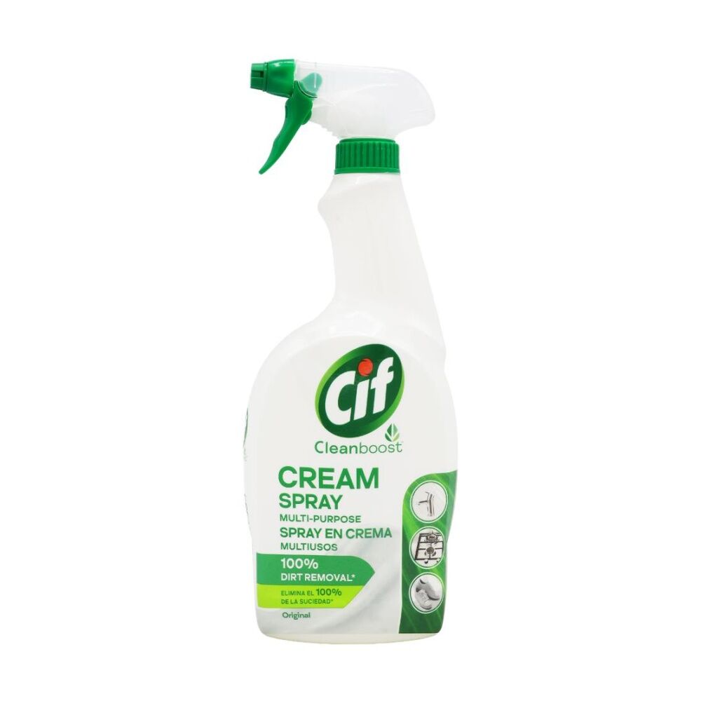 12PK Cif Multipurpose Cream Spray Multi Surface Cleaner Original 650ml