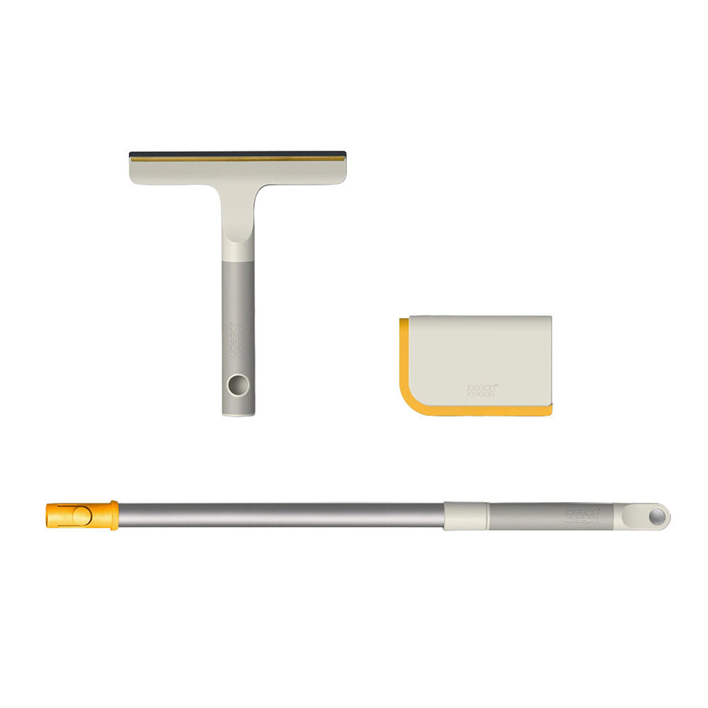 3pc Joseph Joseph CleanTech Carpet & Upholstery Cleaning Set Light Stone